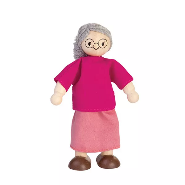 Grandmother Dollhouse Doll Light (Plan Toys) - doll