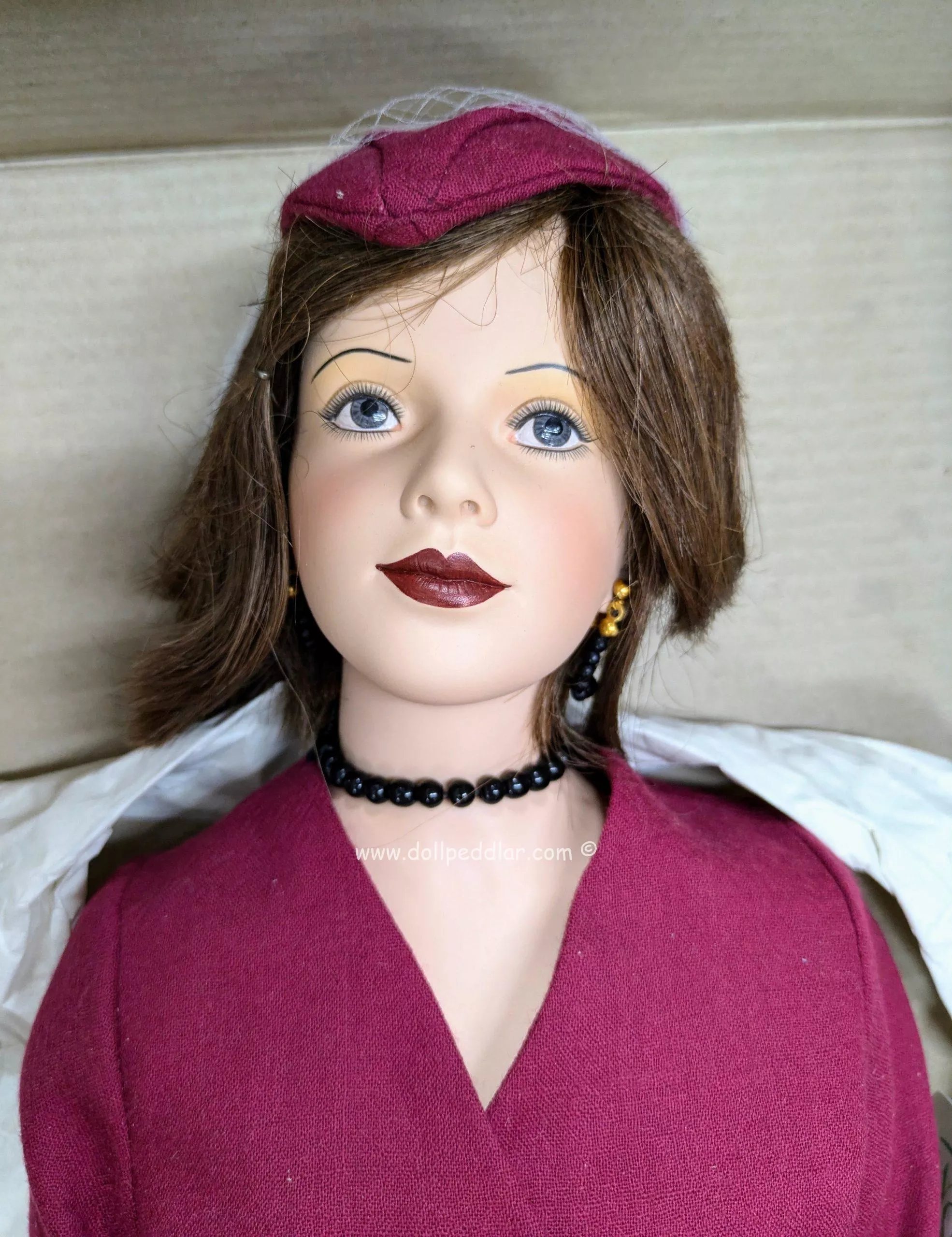 “Jeannou 1935″ Art Deco by Hildegard Gunzel 25” Fashion Doll Made in Germany