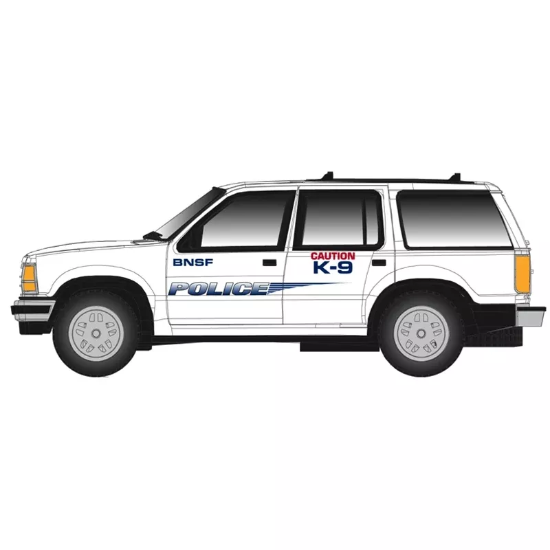 PREORDER Atlas N 60000168 1993 Ford Explorer, BNSF Railway Police (2-Pack)